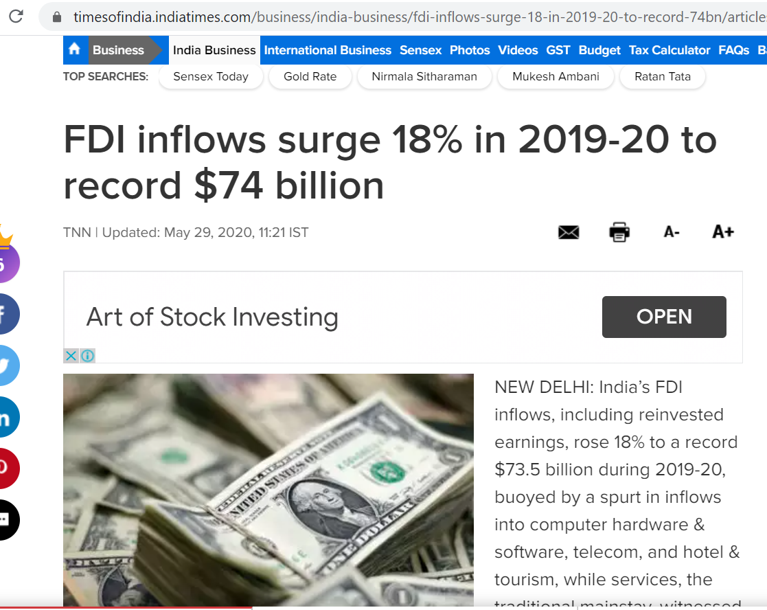 Third, Economy. Mr.  @RahulGandhi's assertion that economy was somehow wonderful in UPA years is a claim which even his dedicated cadre in English speaking Delhi media would not believe! Since Mr. Gandhi loves quoting news headline screenshots, here are some for him. 7/10