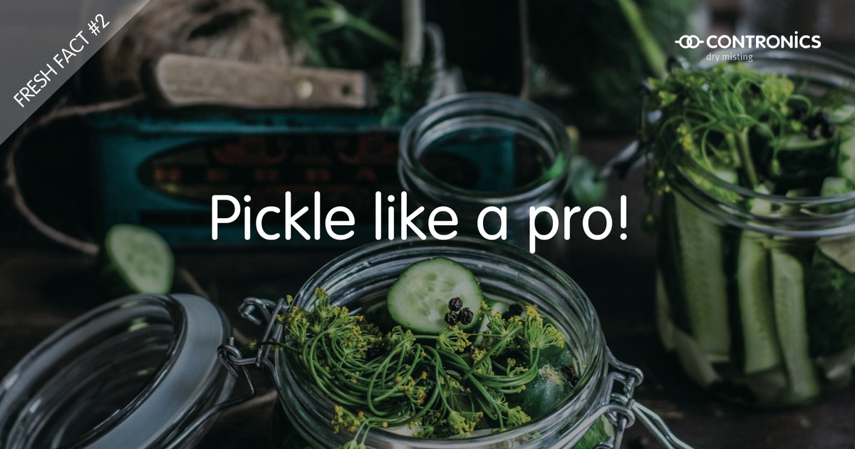 ContronicsNL's tweet photo. ☞ Fresh Fact Friday!
#2: #pickled #vegetables last up to 6 months! And it is extremely simple. So learn how to #pickle and put your #leftovers in a jar instead of the bin!
#fresh #fact #foodwaste #zerowaste #drymisting https://t.co/UiNgLaSbhQ