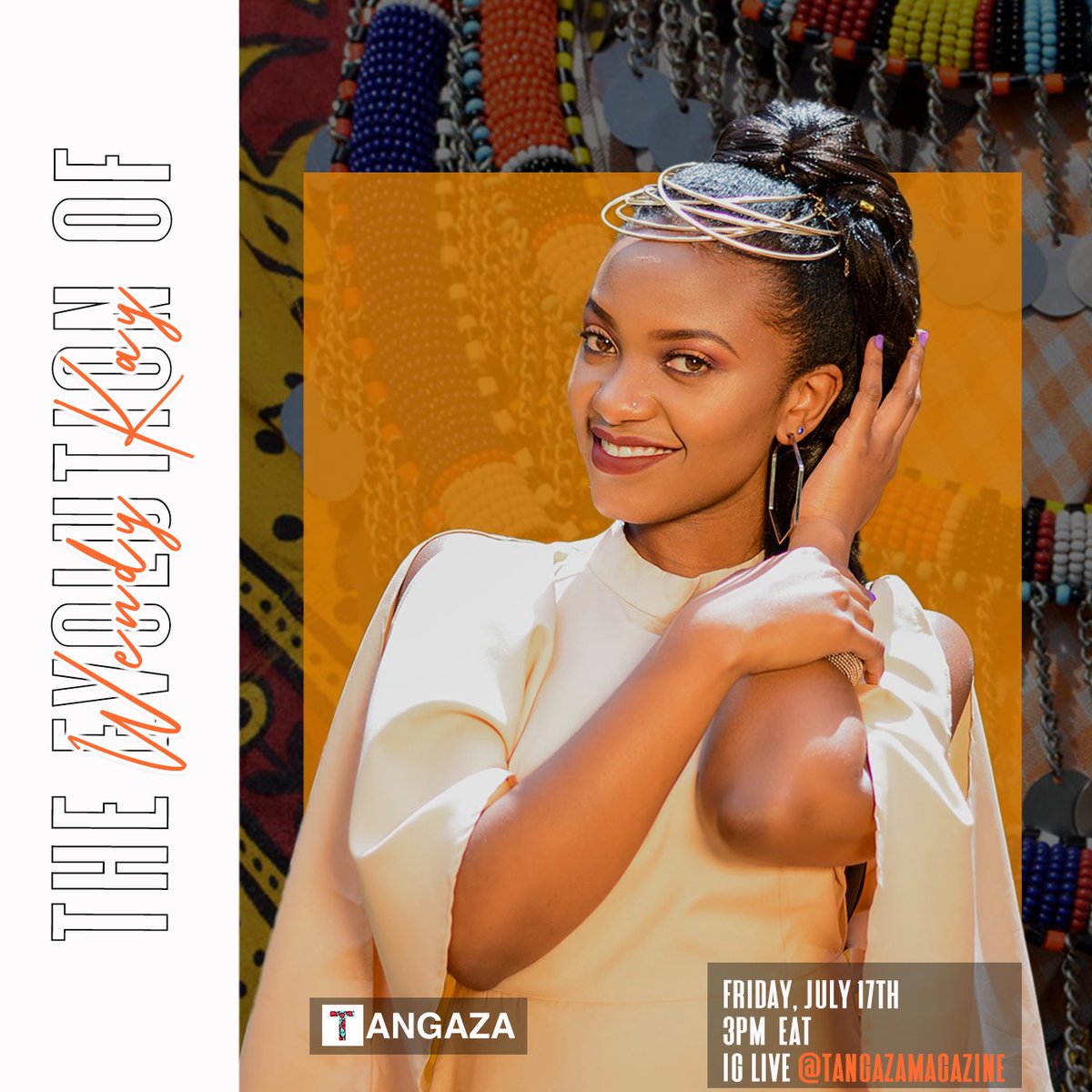 TangazaMagazine's tweet photo. We’re back with #TheEvolutionOf series ✨ Join us as we speak to @wendykay_ at 3pm EAT https://t.co/3lZRWqgCHH