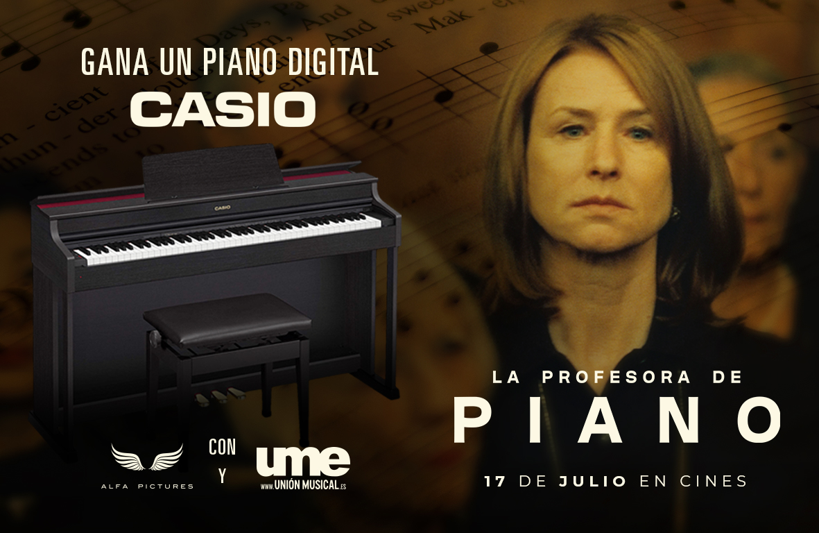 ¡Hoy llega a nuestras pantallas #LaProfesoraDePiano y <a href="/alfapictures/">Alfa Pictures</a>  trae un sorteo espectacular! Puedes ganar un piano Casio Digital🎹 junto a UME Unión Musical. 
Más info en: bit.ly/SORTEOLaprofes…