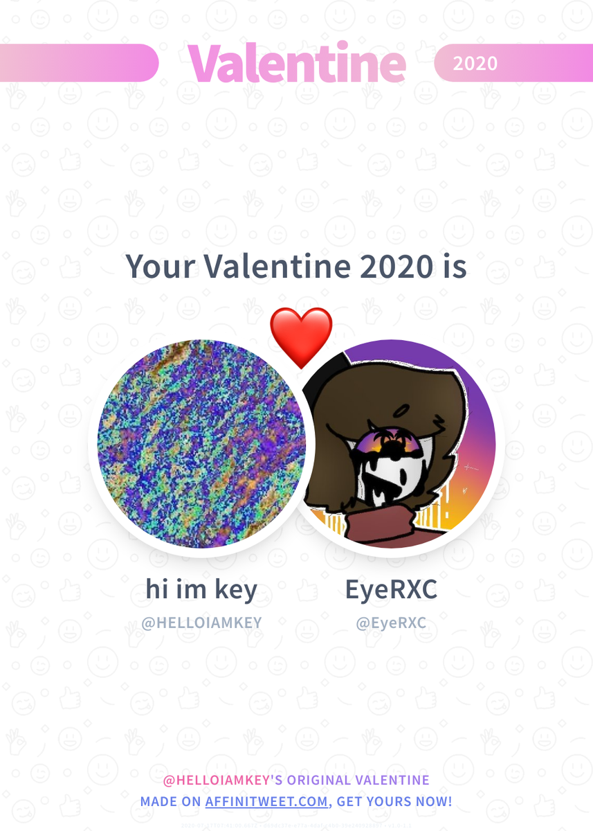HELLOIAMKEY's tweet photo. #Affinitweet Valentine
This year you're mine EyeRXC! ❤️
And you, whom will be yours?
via https://t.co/LGX2UFEu8I https://t.co/0AI4f1KXpW