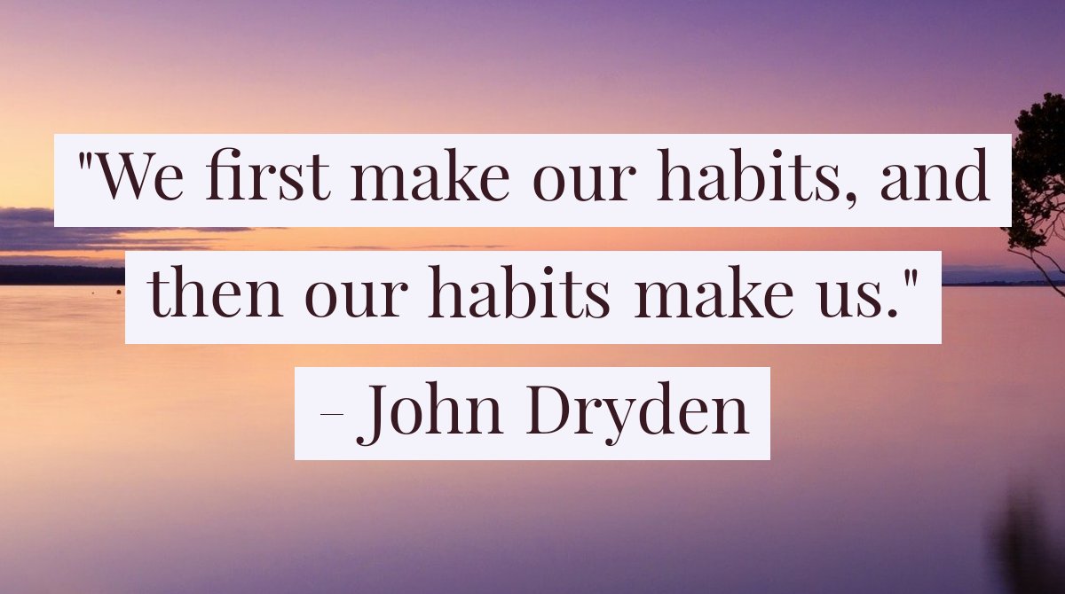 TravGoulter's tweet photo. #quoteoftheday #habits #whatareyoumaking https://t.co/3PQoOX2HEh