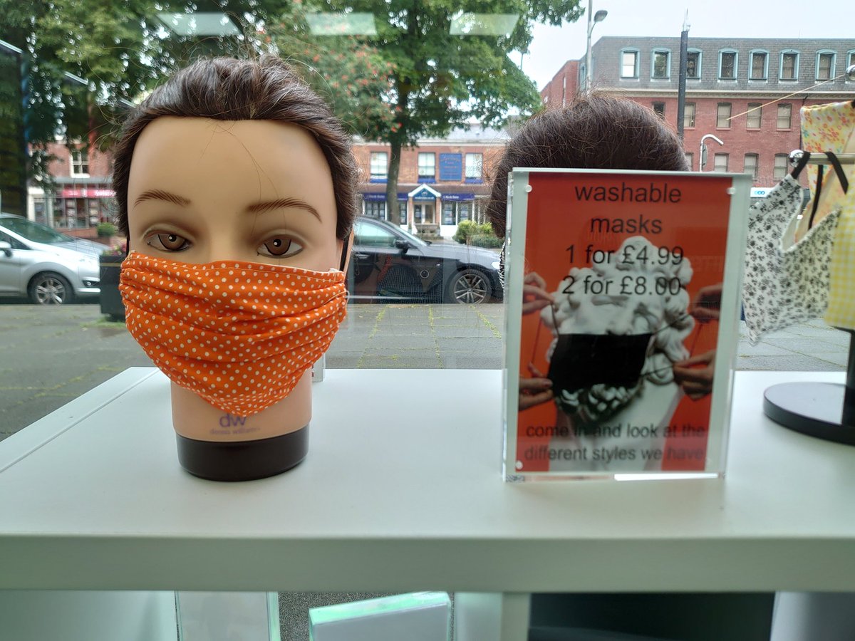 We have done it with the bags let's do it with the masks. We are now on the count down to 24th July. 1 for £4.99 2 for £8.00. @HelloWilmslow @alderleyedgecom @wilmslow_news @wilmslowcouk
@MOJOarea61 @AlderleyScruff
#washablemask