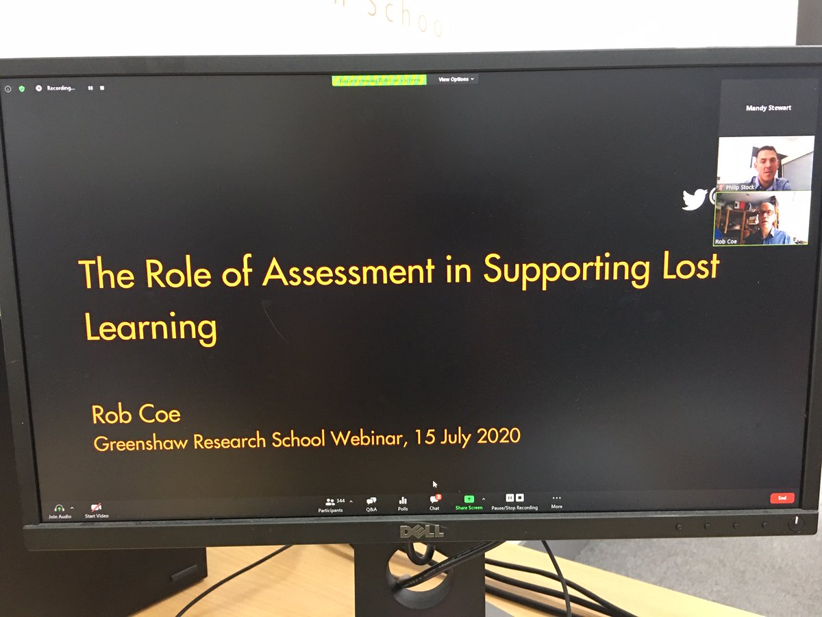 GreenshawR's tweet photo. Thank you @profcoe for joining with @joeybagstock for a fantastic webinar on The Role of Assessment in Supporting Lost Learning. The recording is now available here:
https://t.co/ypapzd14TS https://t.co/KzyQubslE5