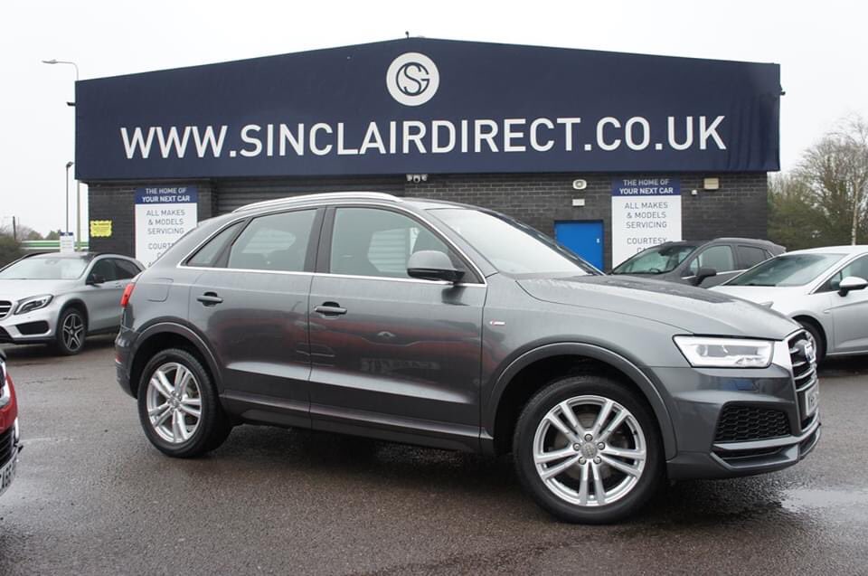 Sinclair_Direct's tweet image. Let's start the build-up to the weekend by featuring a selection of our current favourite vehicles for sale....first up this sporty and competitively priced Audi Q3 1.4 TFSI S Line Model - with only 22620 miles and just £19,995.
Search / Finance / Collect.
