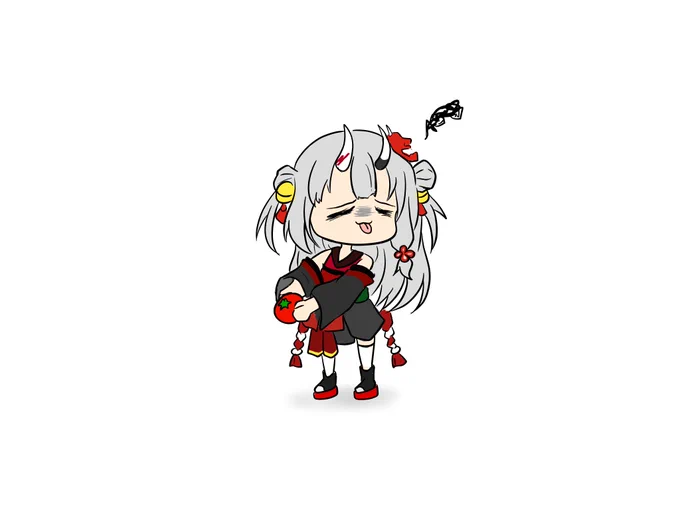 #百鬼絵巻 
トマトはヤダ余… 