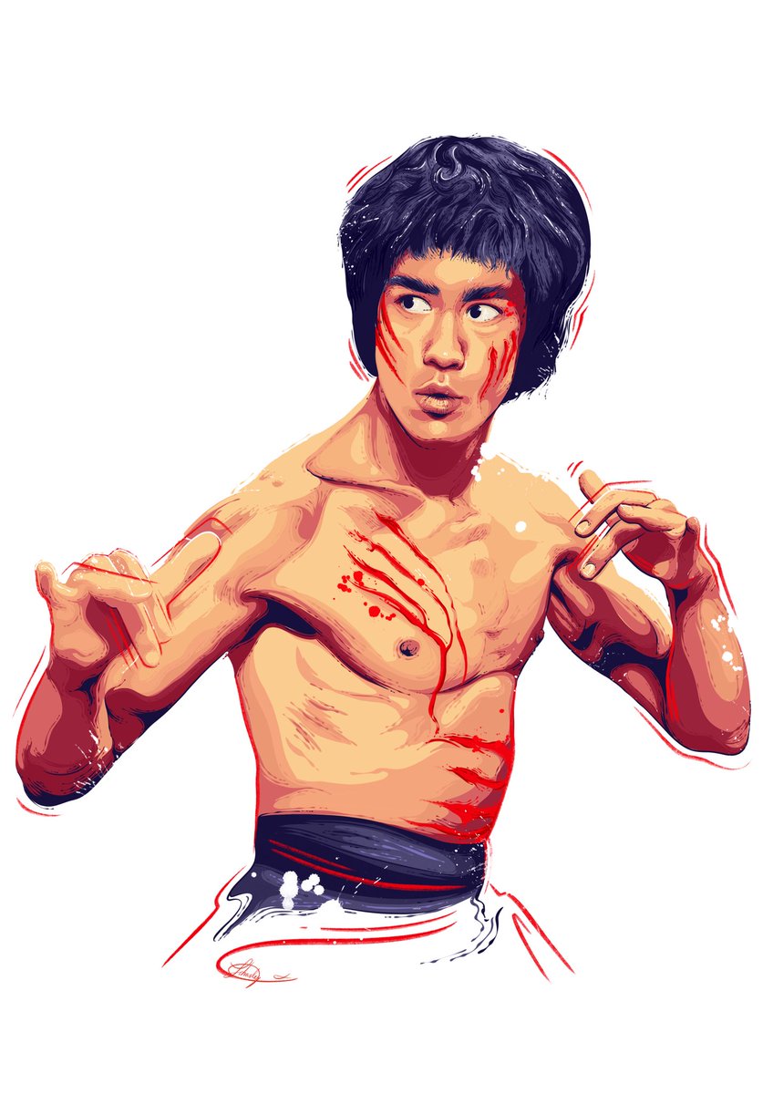 CharsleyArt's tweet image. Enter the dragon 🐉 

#brucelee #enterthedragon #popart #illustration #Procreate