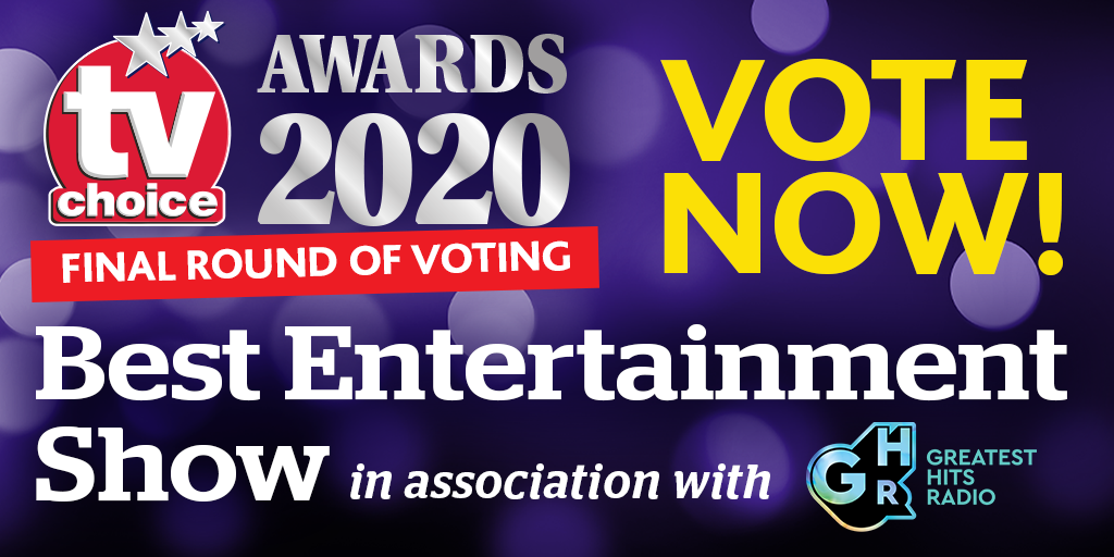 C4Gogglebox's tweet photo. Voting closes midnight tonight for the #TVChoiceAwards!
📺👀🏆
Both #Gogglebox AND #CelebrityGogglebox are nominated for BEST ENTERTAINMENT SHOW! 
VOTE NOW 👇
https://t.co/ok8SYNZa5Y 
#VoteGogglebox @TVChoice https://t.co/eCI3e7oPrV