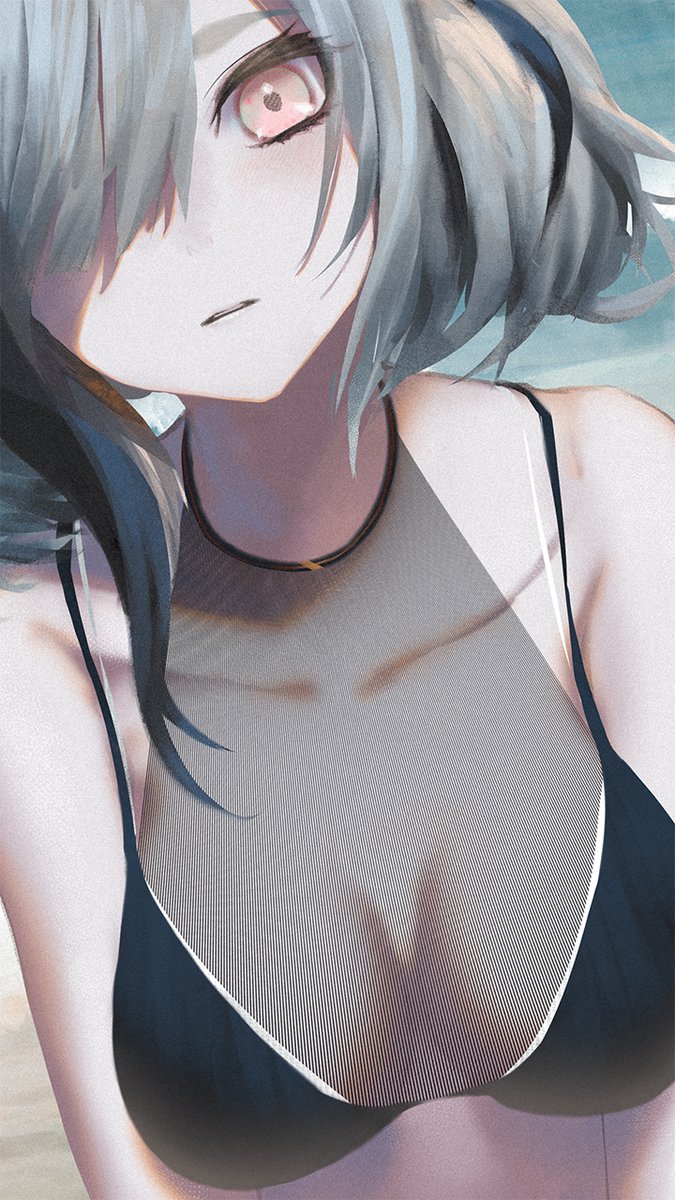 エフイーター(アークナイツ) 「水着エフイーターさん
#明日方舟 #Arknights 」|一葦エイゴのイラスト
