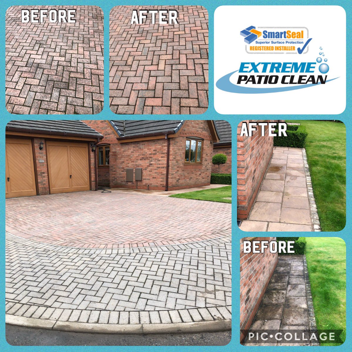 Patio_Clean's tweet image. Come back later to see these surfaces sealed #Northwest #PatioClean #JetWash