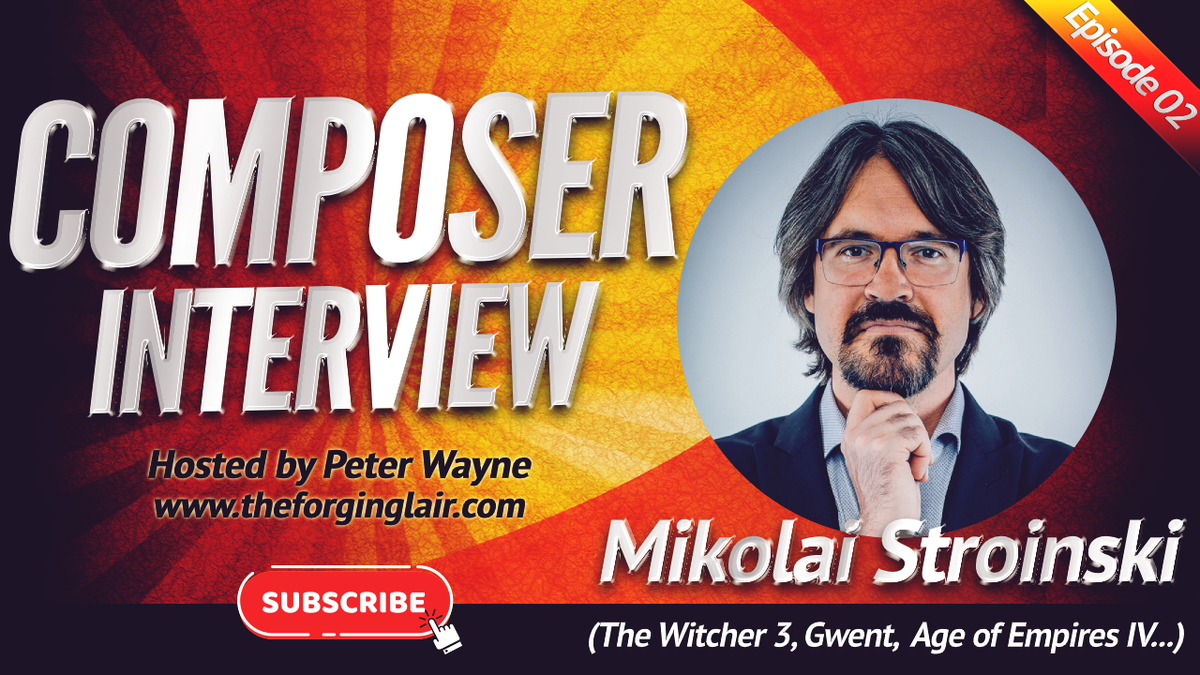 Peter_Wayne_'s tweet photo. Interview with Mikolai Stroinski now on Youtube. Many interesting topics discussed from samples and plugins (8Dio, UAD, etc) to how he got started in Hollywood. Thank you @mStroinskiMusic! 

https://t.co/inJNmzmaz5

#composer #gameaudio #filmcomposer #gamecomposer @UAudio @8Dio https://t.co/V41mPjxUKJ