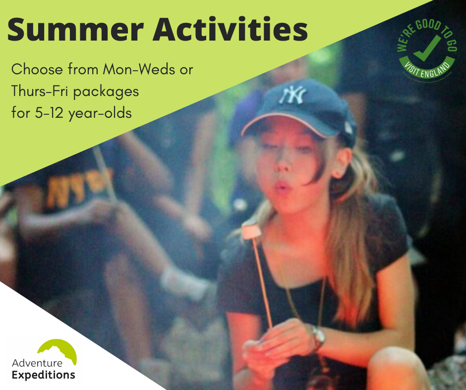 Spaces available on Thurs 30-Fri 31 July and Thurs 6-Fri 7 August. Join us to explore, learn, create and laugh! Our sessions are run by experienced instructors to COVID-19 Secure Operating procedures. To book, visit: adventure-expeditions.net…/i…/summer-activity-days/