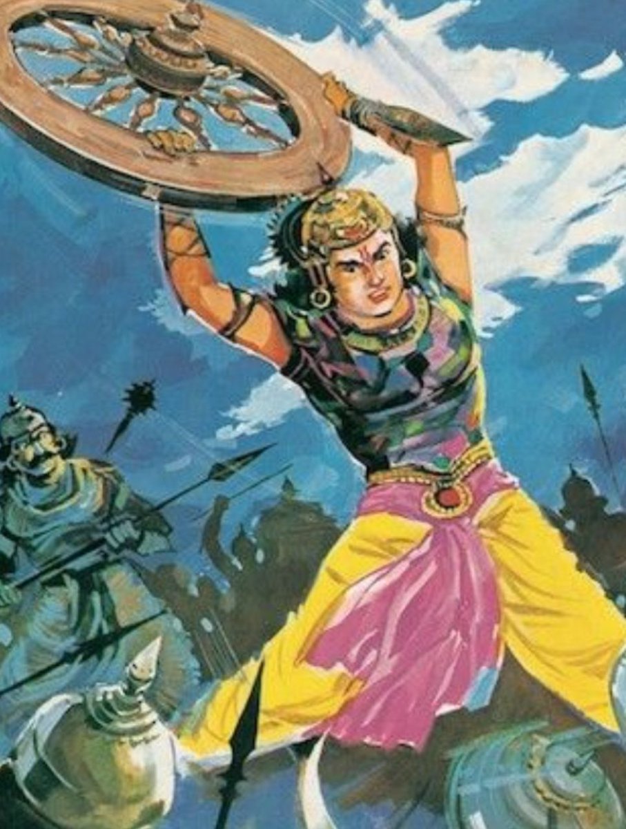 8. He slayed Brihadwal(King of Koshal) and other kings.9. Defeated 6 Maharathi warriors including Drona, Kripa, Ashwasthama, Karna, Kritvarma at once10. He Slayed Ashwaketu and Bhoj and defeated Karna again.