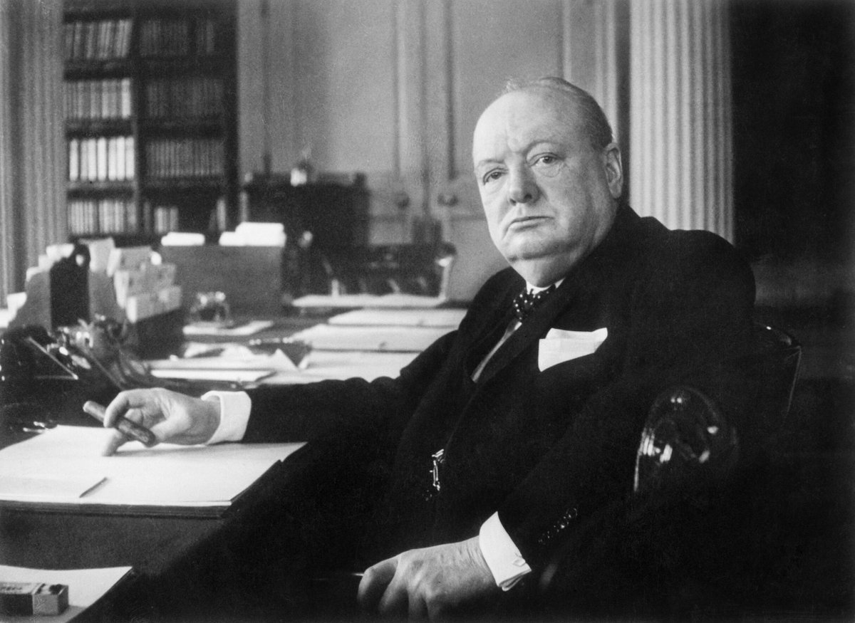 When Winston Churchill came to visit, he liked to stay in the Portico Bedroom as he could step onto the balcony above the front door to smoke his favourite cigar. Smoking was otherwise banned by Miss Alice – except in the Smoking Room in the Bachelors’ Wing! #FunFactFriday