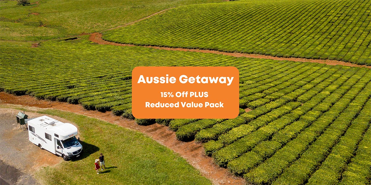 NEW Aussie Getaway Special! Book 7 days or more and receive 15% off your daily rental rate PLUS reduced Value Pack! T&amp;Cs apply  soo.nr/lHjO