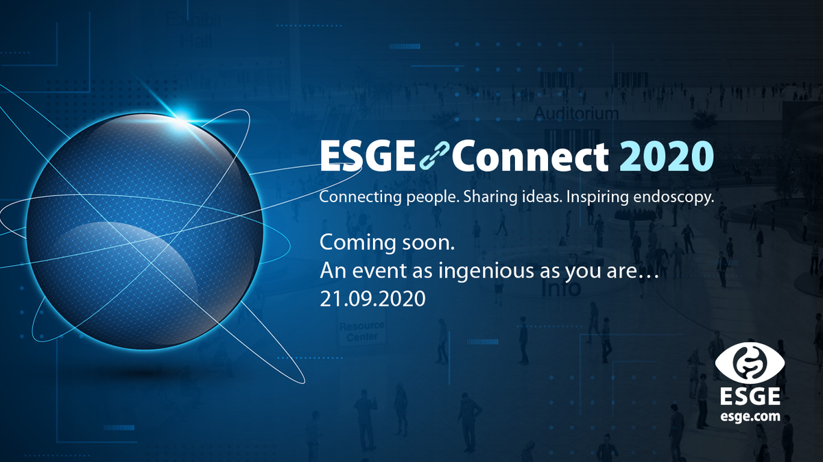 ESGE is pleased to present ... ESGE Connect 2020!
Save the date for ESGE's very first online meeting - we look forward to connecting with you on Monday, September 21, 2020

esge.com/esge-events/es…