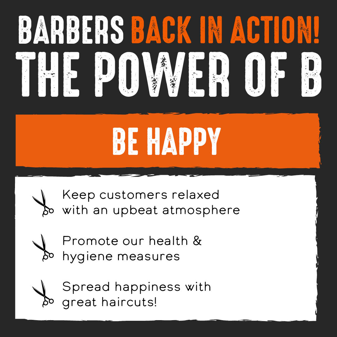BarberUKShow's tweet photo. SPONSORED: Styling Products present to you The Power Of B!

Make sure you’re following Government Guidelines to have a healthy, hygienic and happy reopening.

More resources to help guide you through the coming weeks and months will be coming soon: https://t.co/CurxzUVfEw https://t.co/Z1aWggNFVY