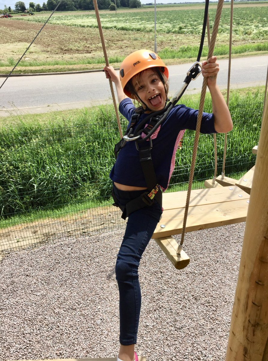 funfarmspalding's tweet photo. Our high ropes course is open this weekend! Book now on https://t.co/gZmf8NtZOL https://t.co/3qXEHWg3vL