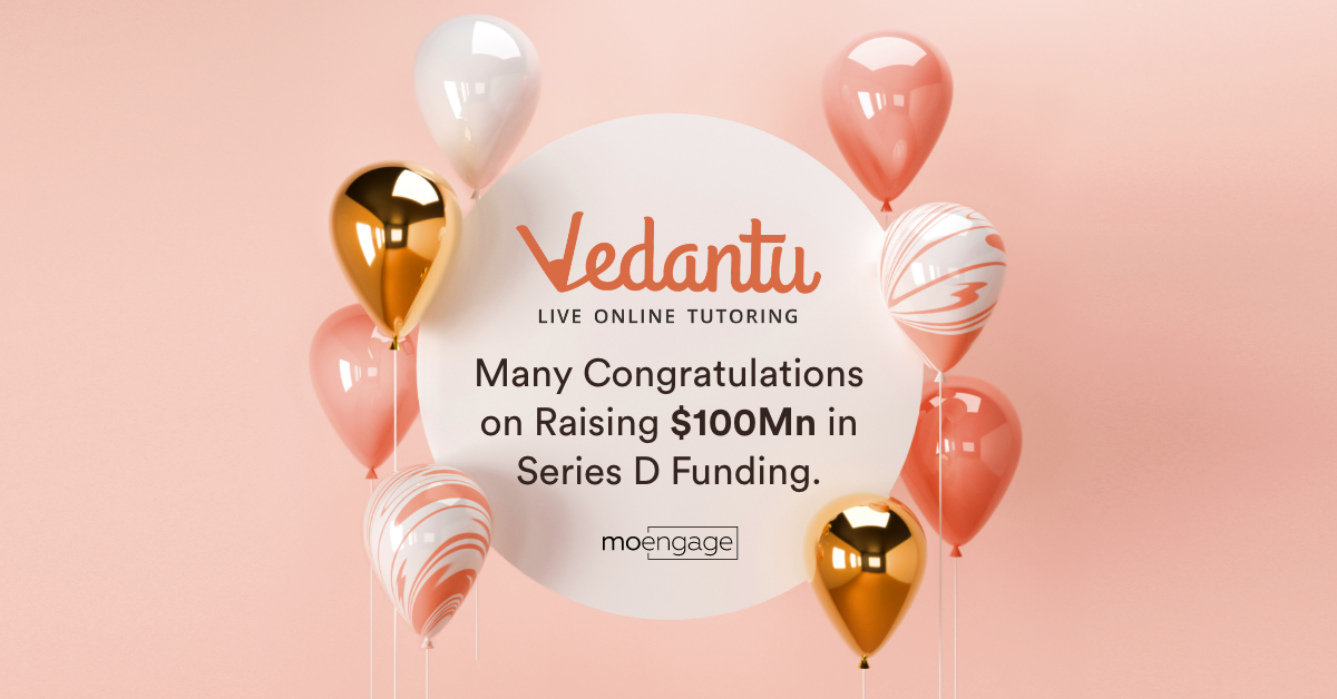 moengage's tweet photo. Congratulations, team @vedantu_learn on raising Series D round of funding! 🎉

Here's to creating the world's best LIVE learning experience rooted with student obsession, together!
Onwards &amp; upwards!🚀
#bettertogether 

@radical_vamsi , @Saurabh_Learn @Pulkit_Learn @AP_vedantu https://t.co/VP9UpcnD53