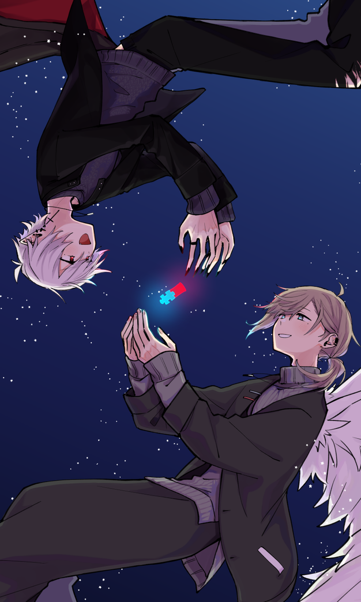 葛葉(にじさんじゲーマーズ) 「応援しててよかったって思うことばかり。
二周年おめでとうございます☺
#くろのあ」|asahina◇のイラスト