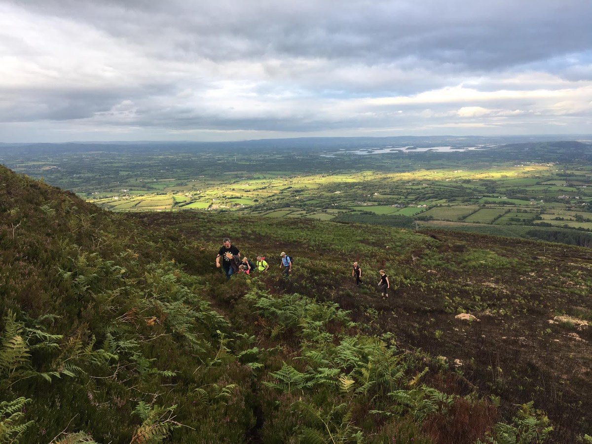 CuilcaghR's tweet photo. Few photos of yesterday evenings hike to the giants grave and the top of Benaughlin. 

#CuilcaghRamblers https://t.co/PZhIju22ZF