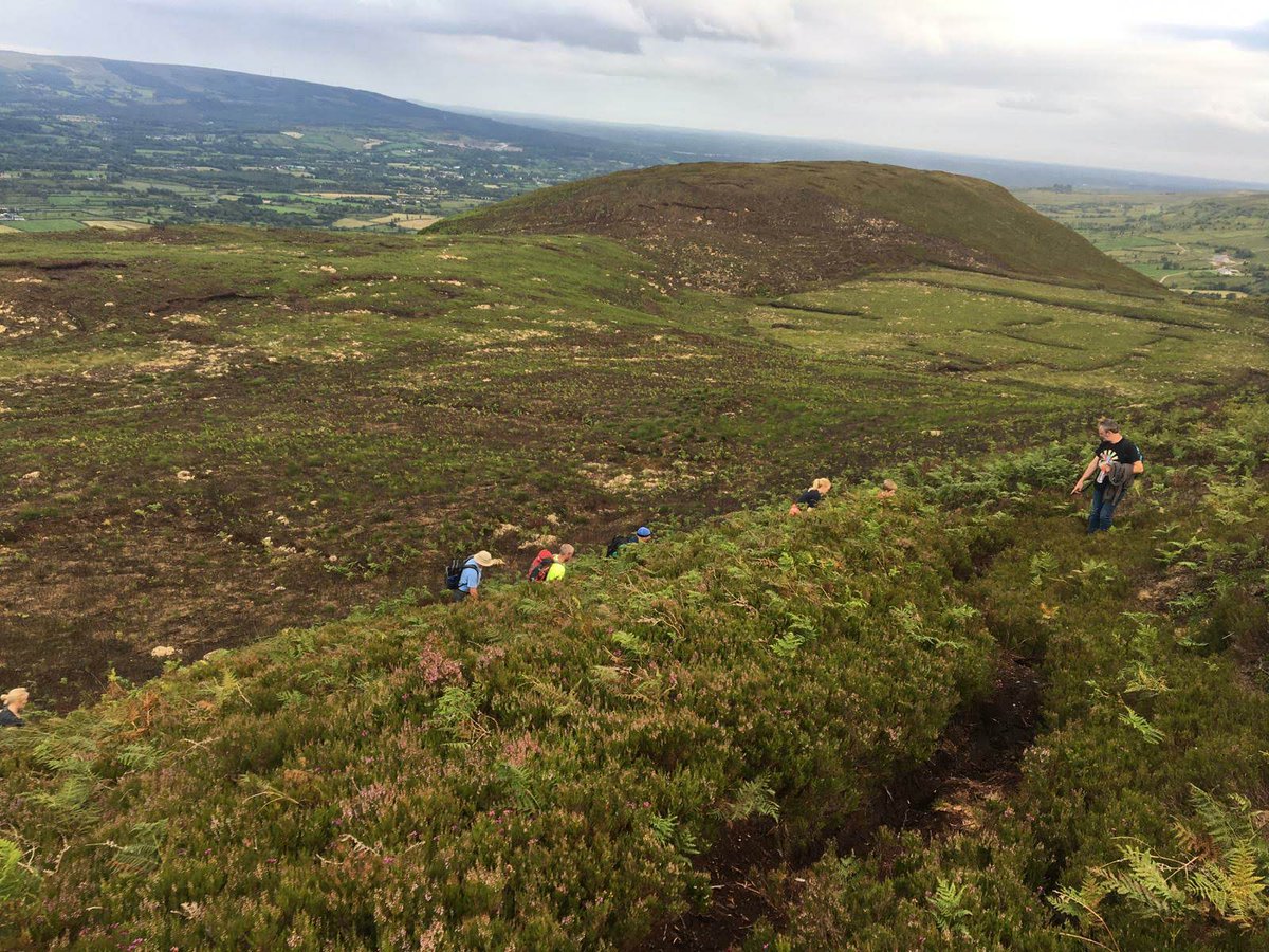 CuilcaghR's tweet photo. Few photos of yesterday evenings hike to the giants grave and the top of Benaughlin. 

#CuilcaghRamblers https://t.co/PZhIju22ZF