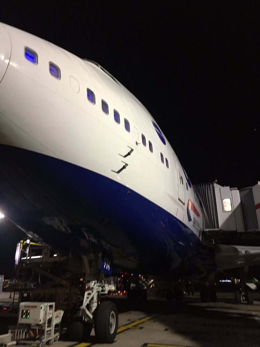 carbenfootprint's tweet photo. Another #CovidCasualty ... goodbye 747. So proud to have been a Senior CabinCrew member take charge of the cabin on such an iconic aircraft. She’ll be missed despite the numerous stressful sectors with broken entertainment. #ByeBye747 #Jumbo #QueenoftheSkies https://t.co/4zTwsOmRdo