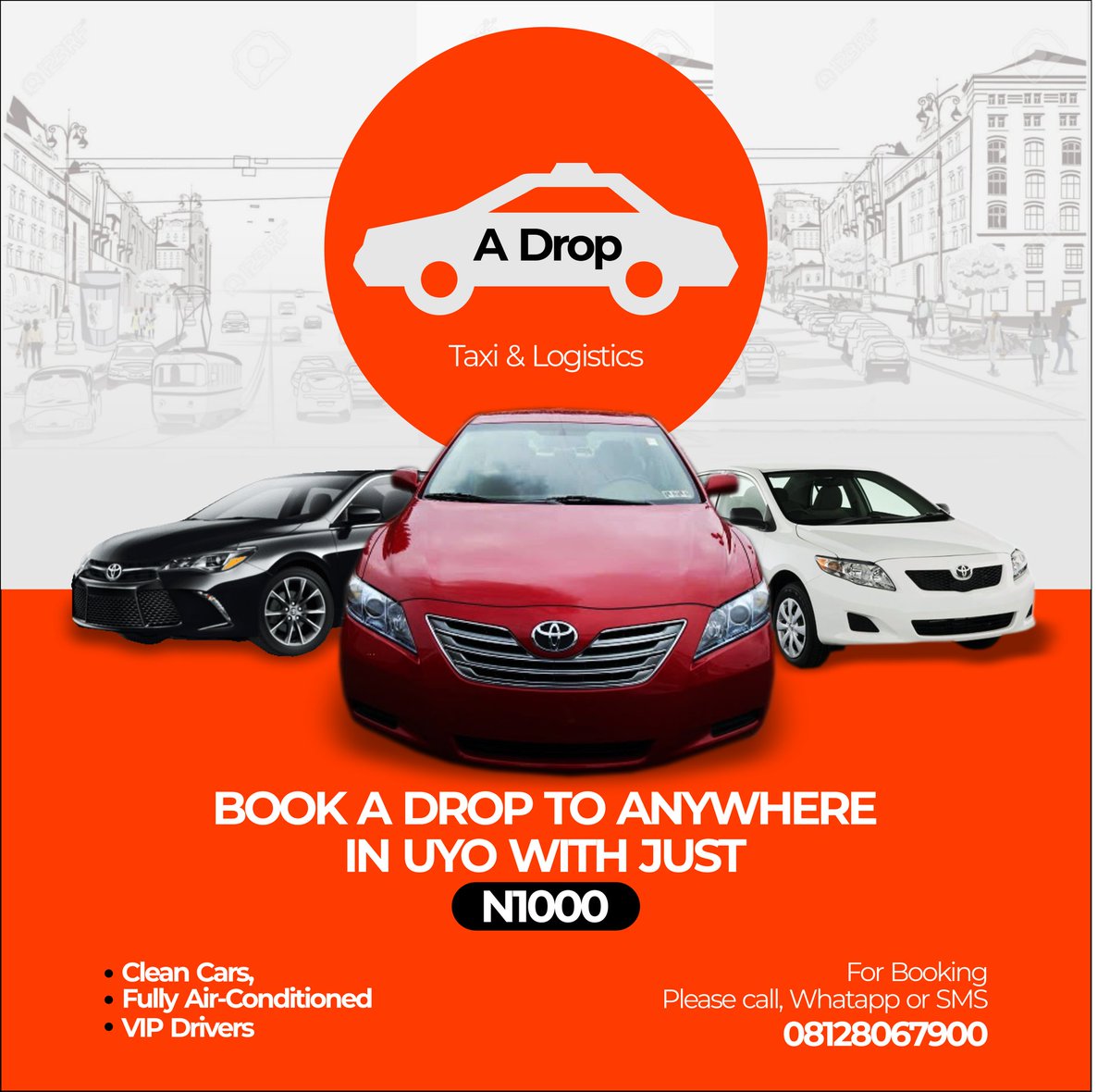 Weddingplusng's tweet photo. Book a ride to anywhere in Uyo with just N1000.

Enjoy comfort, Class, Luxury and Safety.

Clean cars, fully air-conditioned and VIP drivers.

For booking Call 08128067900

#VipTaxi #ExecutiveRide #adroptaxi https://t.co/hhuND3uKm9