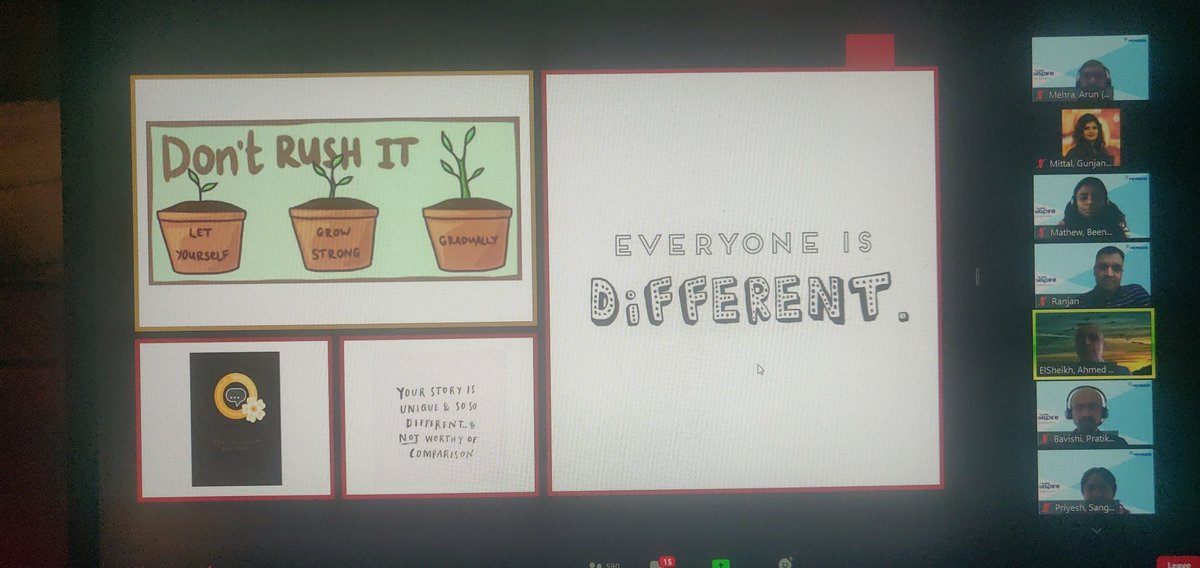 gumittal's tweet photo. Everyone is different and all of us have our own journey! #hbsaspire #igniteExcellence 
Don't let anyone rush you with their timelines.. Create your own!

Thanks #AhmedElSheikh for an insightful session! 
@mathew_beena @JhaPriyaranjan https://t.co/m9QIrPFIzc