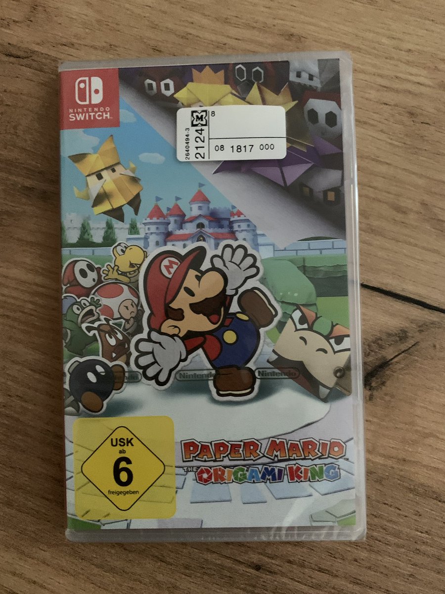thorsto's tweet image. Das neue Abenteuer kann beginnen 😎 #Nintendo #PaperMario #PaperMarioTheOrigamiKing #Nintendoswitch
