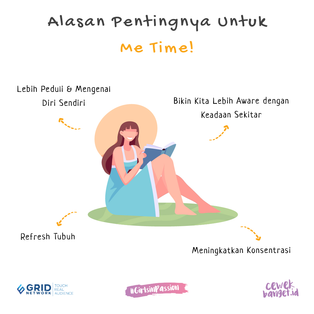 cewekbangetid's tweet photo. Jangan lupa untuk 'me time' ya, girls! https://t.co/gSmQljvfGy
