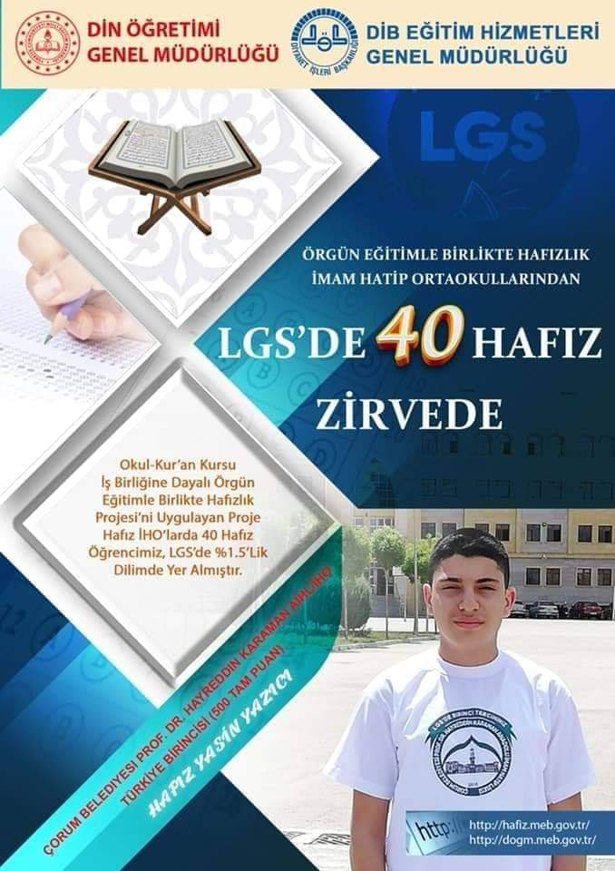 EhadTrabzon's tweet photo. #LGS’de 40 #Hafız Zirvede! 
#Okul-Kur’an Kursu İş Birliğine Dayalı #Örgün Eğitimle #Hafızlık Projesi’ni uygulayan #Proje Hafız #İHO’larda 40 Hafız Öğrencimiz, #LGS’de %1.5 dilimde yer alarak zirvede oldular. @EhadTrabzon @ehadgm @ehadgm_kadinlar https://t.co/uNTfiEQMe6