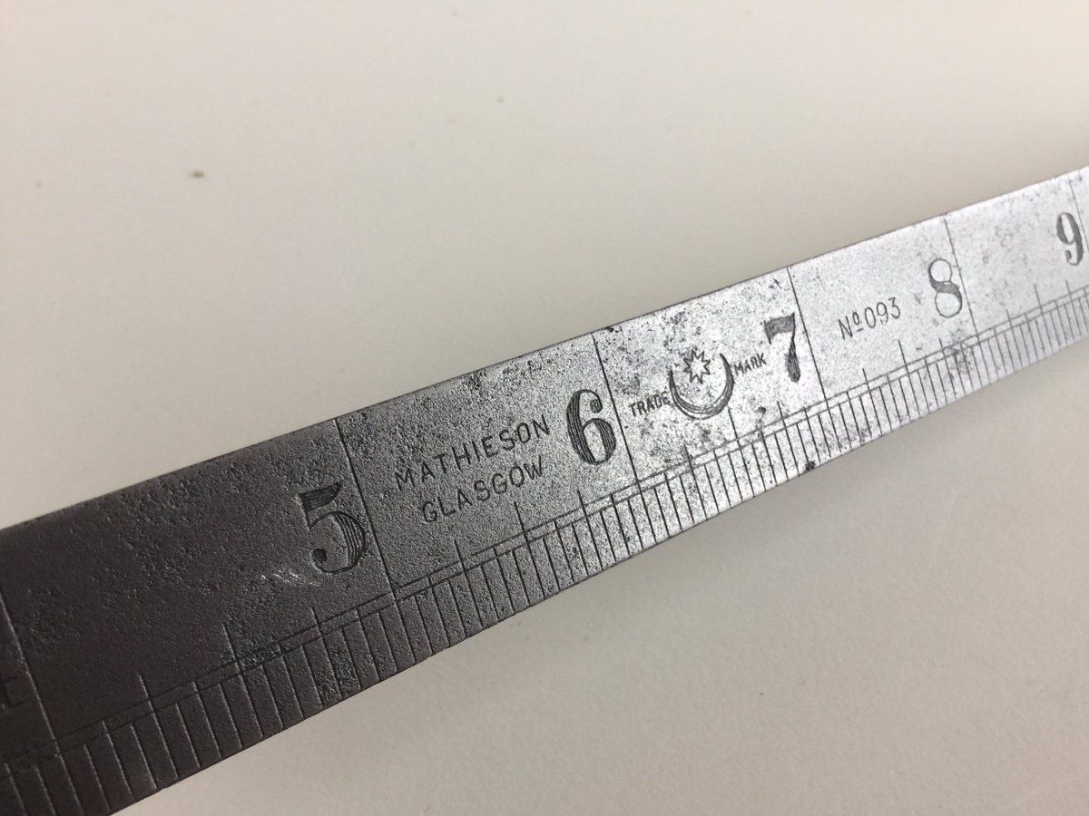 oldschooltools's tweet photo. A rare steel rule made by #Mathieson #Glasgow number 093 one for #collectors out there, I have it listed on my website if of an interest https://t.co/C1rJU2naDJ https://t.co/ylgbA1VXAv