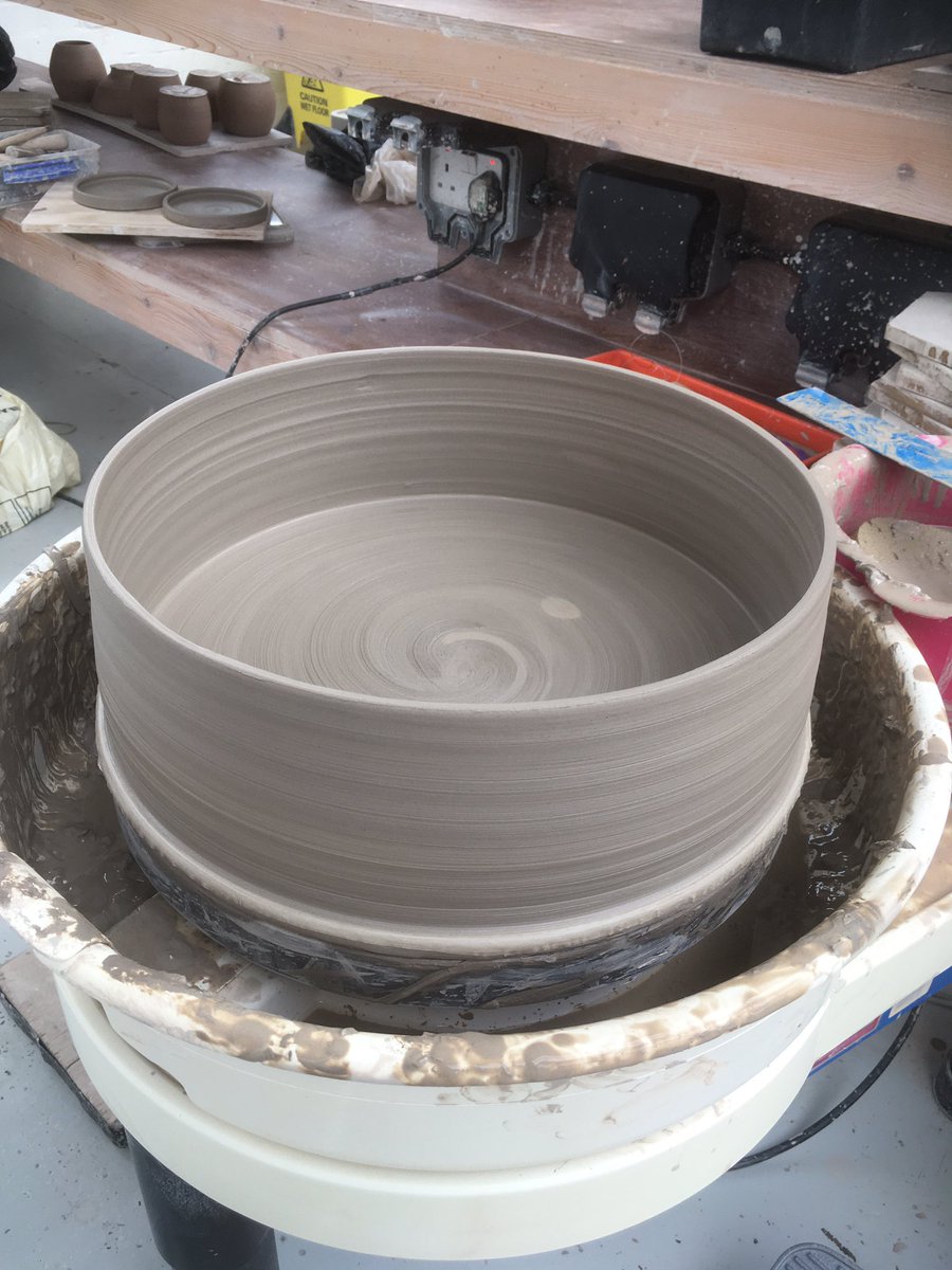 purple_pots's tweet photo. Oh dear I am aching this morning, blaming this beast!
#masala #dabba #spice #ceramics #madeinbritain #madeinlondon #buyhandmade #stoneware #wheelthrown #handmade #makersmovement #slowliving #kitchenware #functionalware #tableware #makers #clayhabitat #london #purplepots #E17 https://t.co/xcTnl25zcn