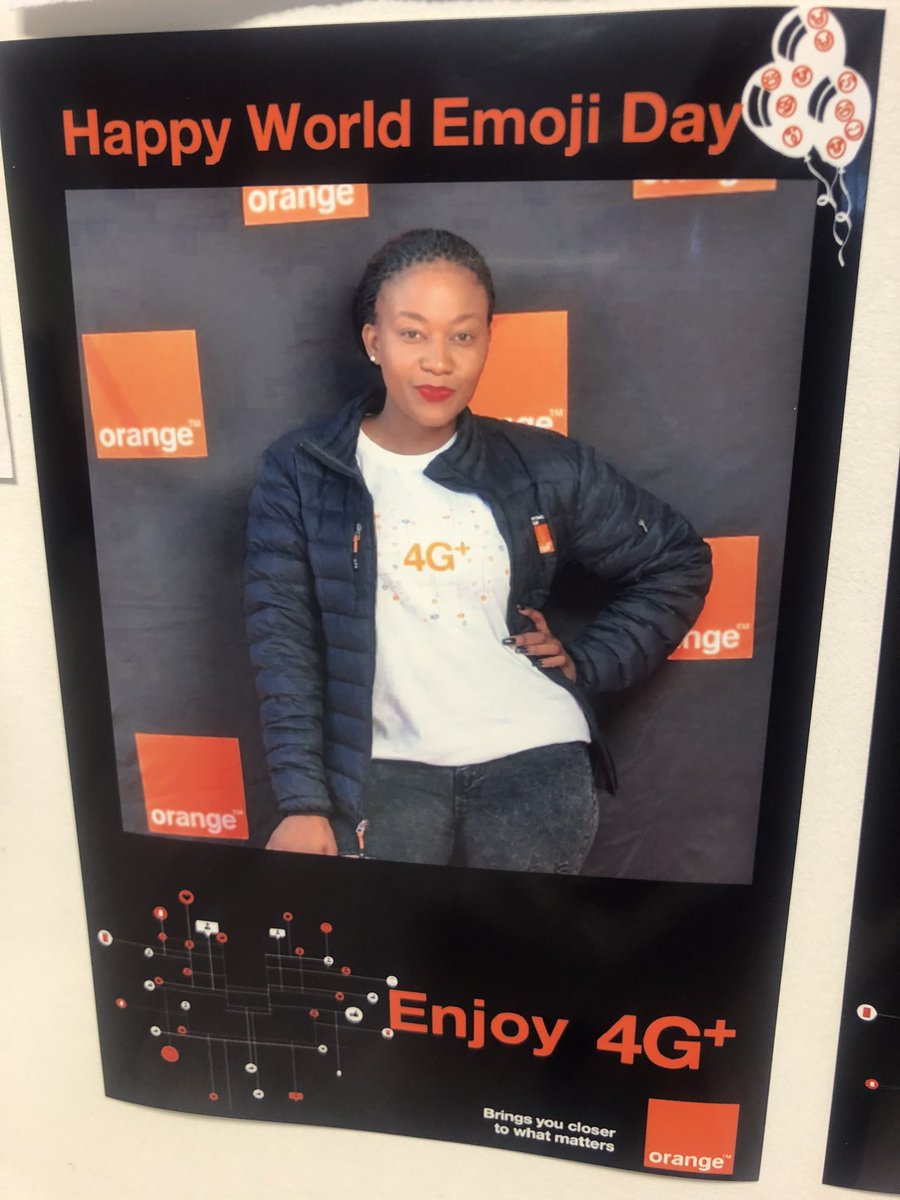 Lamiisto's tweet photo. #Enjoy4GPlus β₯οΈπ₯π
Happy world emoji Day π
#OrangeBotswana https://t.co/QxFiNN6ziY