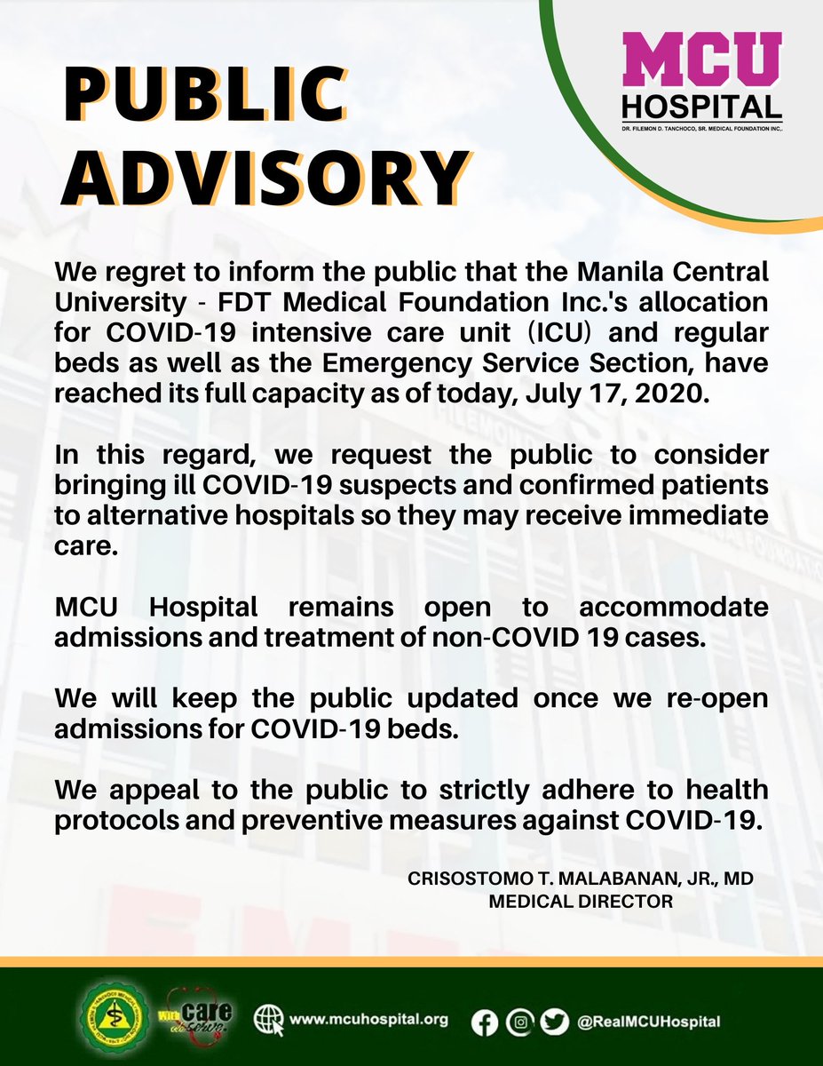 RealMCUHospital's tweet photo. #MCUHospital #MCUFDTMFHospital #MCUFDTMF #WithCareWeServe #CaloocanHospital #HospitalInCaloocan #PrivateHospitalInCaloocan #CaloocanPrivateHospital #TraumaHospitalInCaloocan #CaloocanHospitalNearMe https://t.co/p4axUnOOsG