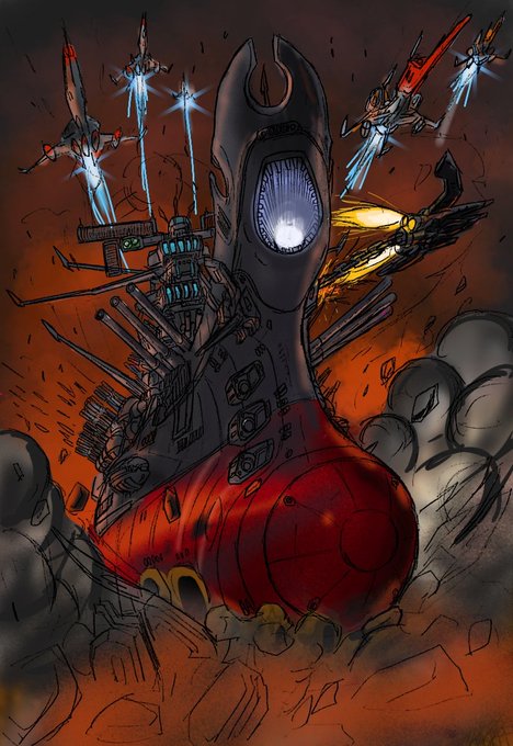 #これを見た人は宇宙戦艦の画像を貼れ 
ヤマトは作画が毎回安定しません?? 