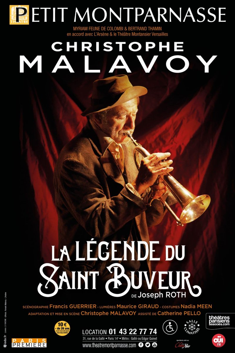 « LA LEGENDE DU SAINT BUVEUR » - aupassagedesartistes.fr/?p=3860