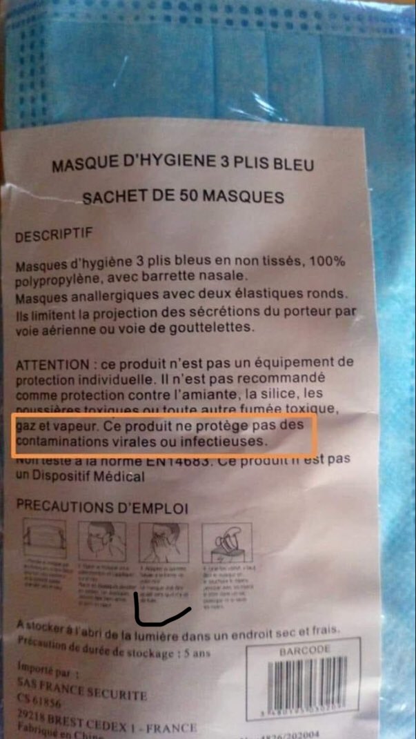 viddagjc's tweet photo. Source le monde 40 millions de masques invendu donc ça fait combien de boîtes de 50 masques à 30 euro en moyenne ? est ce le fruit du hasard l obligation de les porter? https://t.co/wMK8lLPJkh