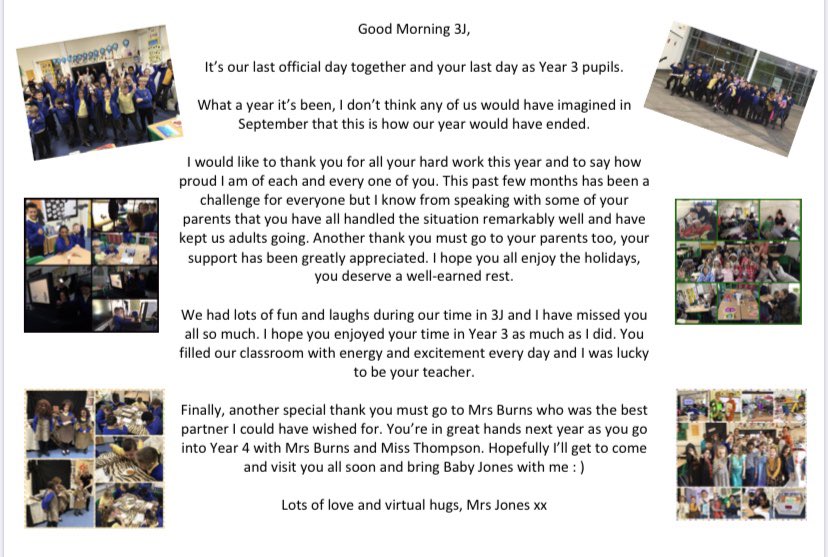 MrsJones3J's tweet photo. Goodbye and thank you 3J 😭🌈 @HollinPrimary @Y3MrsBurns https://t.co/qubiUMuN0q