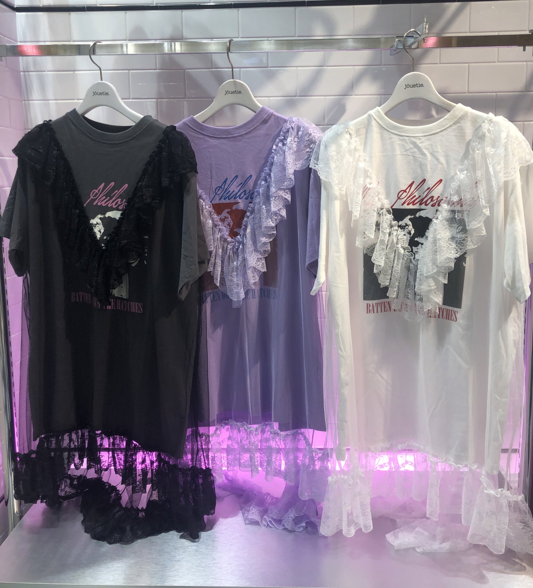 YuumiARIA リメイクTシャツ　チュール　１点もの　パーティー YuumiARIA リメイクTシャツチュール1点ものパーティー
