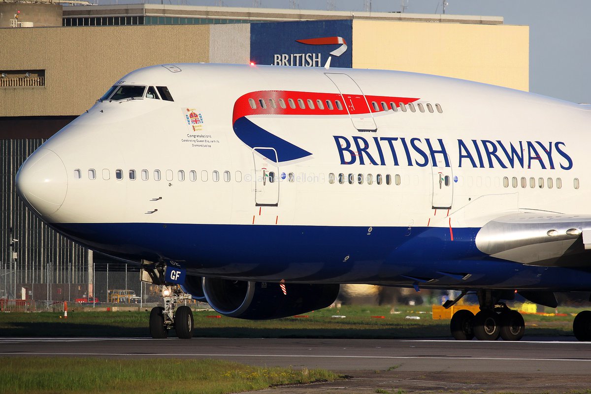 James Mellon (@aviacolour) on Twitter photo History repeats itself.
The <a href="/British_Airways/">British Airways</a> Boeing 747-200's were also retired prematurely in the wake of 9/11. Now the -400's will also leave the fleet earlier than planned.
An undignified end for the #QOTS, a fleet of aircraft revered by many. #BA747 #B747 #AvGeek History repeats itself.
The <a href="/British_Airways/">British Airways</a> Boeing 747-200's were also retired prematurely in the wake of 9/11. Now the -400's will also leave the fleet earlier than planned.
An undignified end for the #QOTS, a fleet of aircraft revered by many. #BA747 #B747 #AvGeek