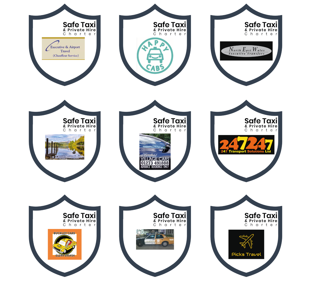 This Friday is off to a great start with a whole new set of pledges! Please welcome New Executive Transfers Ltd, <a href="/hastings247/">247 Taxis & Coaches</a>, <a href="/pickstravel/">Picks Travel Ltd</a>, Happy Cabs, Executive and Airport Transfers, Links Cabs, Buckley Cars Ltd, Henfield Village Cars, and My Scotland Tours #GoSafeGoTaxi