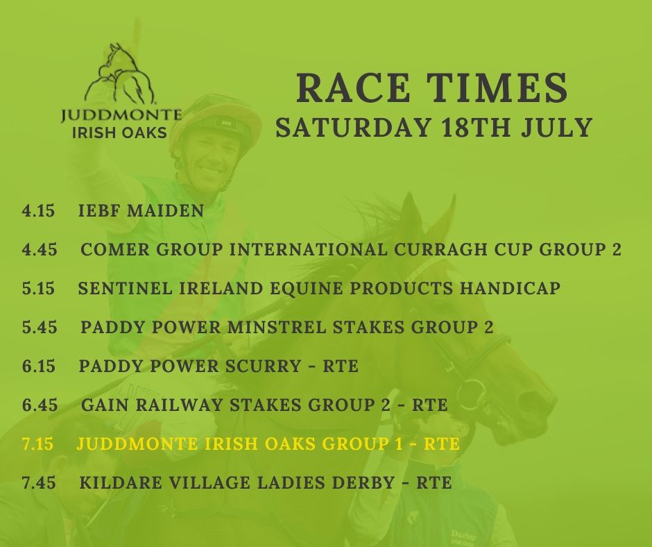 curraghrace's tweet photo. β°@JuddmonteFarms Irish Oaks Weekend π βπΈβπΌ ππππΌπ β°
Saturday 18th - @JuddmonteFarms Farms Irish Oaks Day
7:15 - @JuddmonteFarms Irish oaks Gr1π₯
Saturday 18th - Kilboy Estate Stakes Day
4:15 - Kilboy Estate Stakes Gr2 π₯
#keepingracingsafe #wherechampionsaremade https://t.co/2Qp0fYqvtM