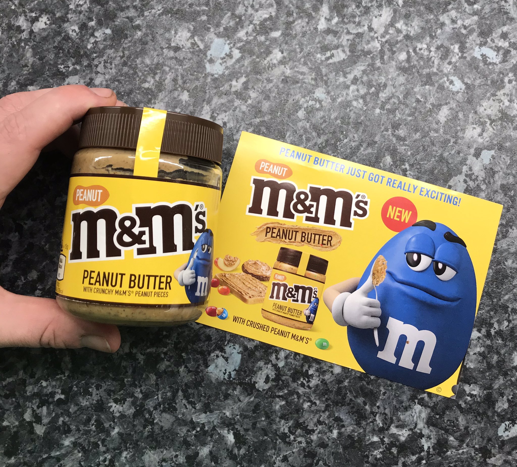 m&m peanut butter spread