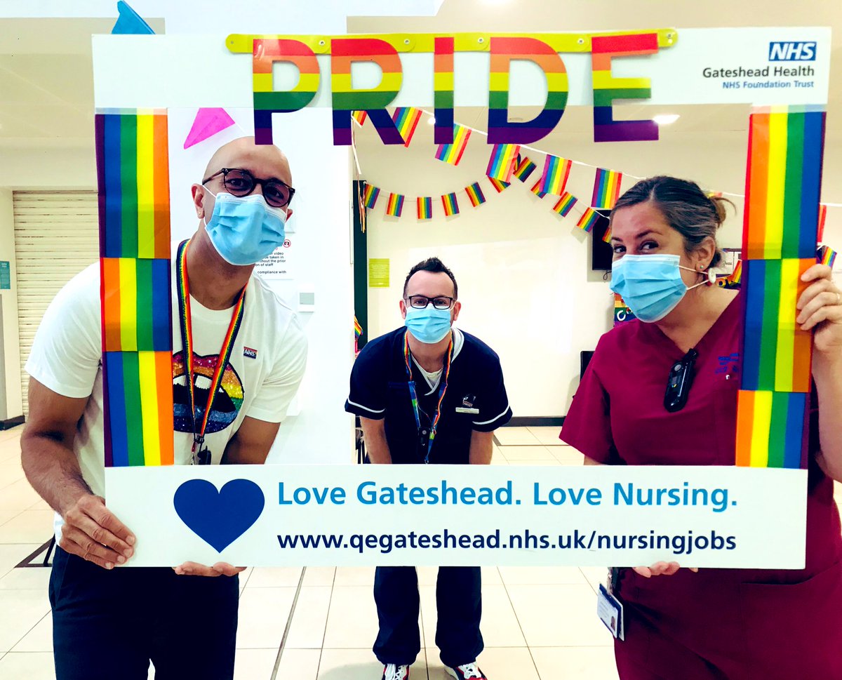 LarlieAnna's tweet photo. Excited to celebrate #qepride @ghntlgbt @QEGateshead @mikee3711 @_fi4z_ @Lawley_Susie https://t.co/E5rJAIiCkA