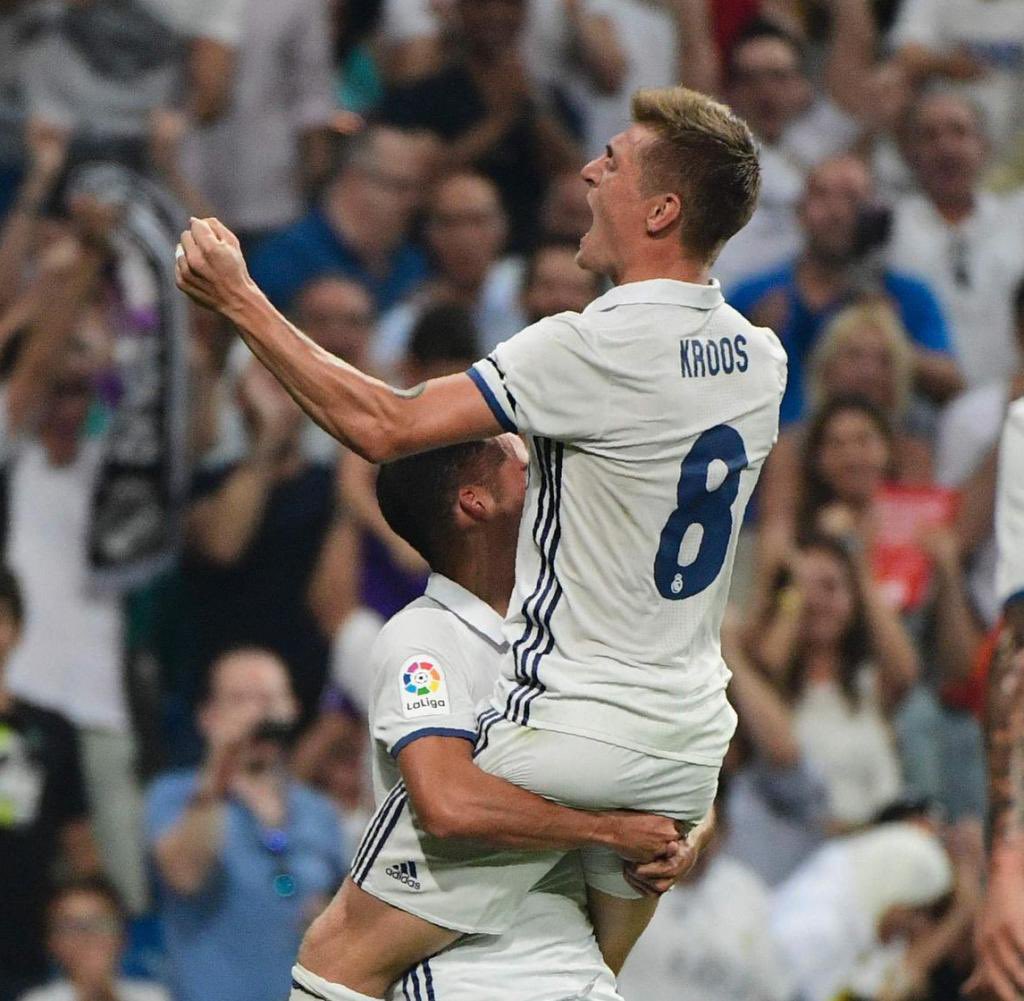 RMadridInfo's tweet photo. On this day 6 years ago, Toni Kroos joined Real Madrid from Bayern Munich for 25M 

Kroos till now with Real Madrid:
🎟️ 276 games
🏆 3 UCL Cups
🥇 2 La Liga
🌟 2 UEFA Super Cup
🏅 2 Spanish Super Cup
⭐️ 4 FIFA Club World Cup https://t.co/wk8PpkmVoS