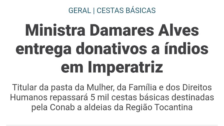 Vou também visitar a APAE, os conselhos tutelares e assinar acordo com a Cruz Vermelha.

Bora, gente. Vamos salvar vidas.