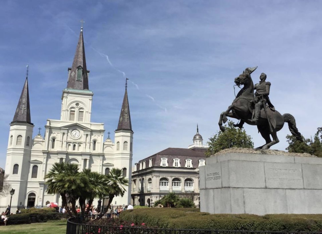 OneDelightfulL's tweet photo. @BeyondTheMiles1 I’ve stood in that same spot before! Here’s a photo from when we spent a few days in #NORL before and after our cruise. What did you appreciate about the city? #NewOrleans https://t.co/9GIHshq5kv
