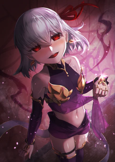 これはまだイベント開始直前か直後で、まさかあんな顔晒すと思ってなかった時に描いたカーマ #FGO 
